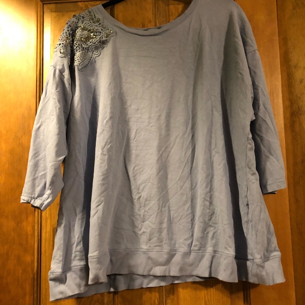 Lane Bryant sweater with gems on shoulder (22/24)
